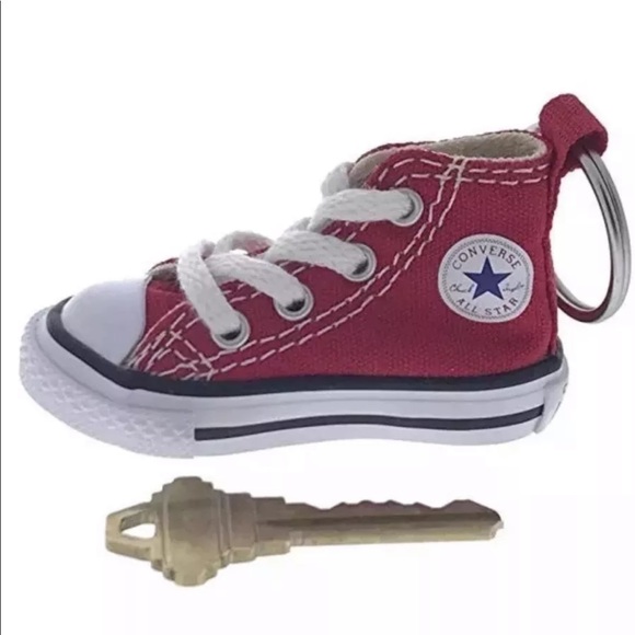 red converse keychain